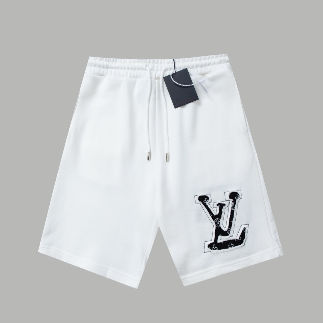 250520 New high-quality custom-made floral applioned shorts