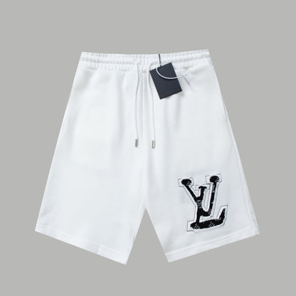 250520 New high-quality custom-made floral applioned shorts