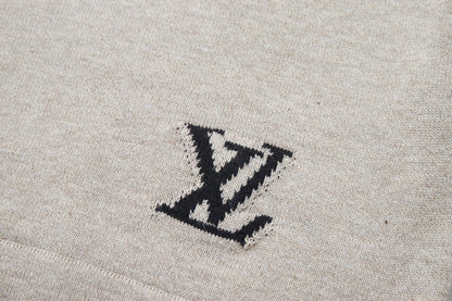 250527 New jacquard knitted letter T-shirt