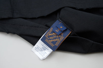 250527 New denim patchwork and embroidery T-shirt