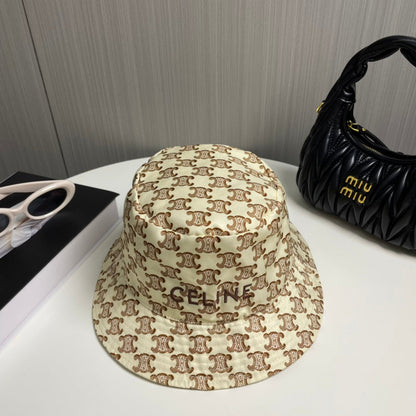 250527 New simple full-print fisherman's hat