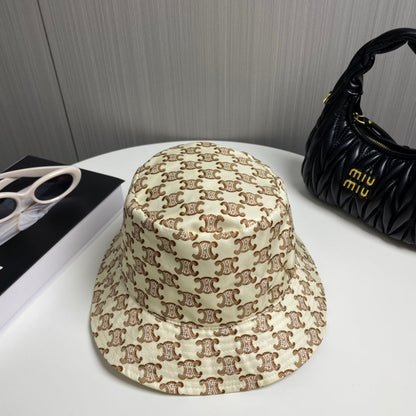 250527 New simple full-print fisherman's hat