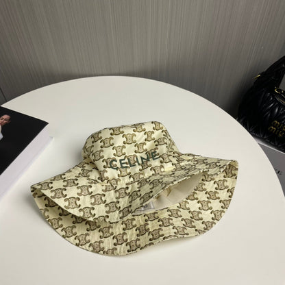 250527 New simple full-print fisherman's hat