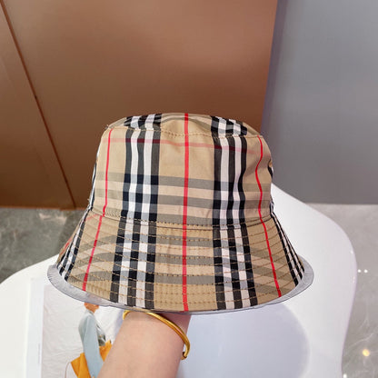 250527 New classic checkered fisherman's hat