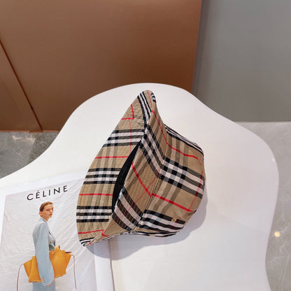 250527 New classic checkered fisherman's hat