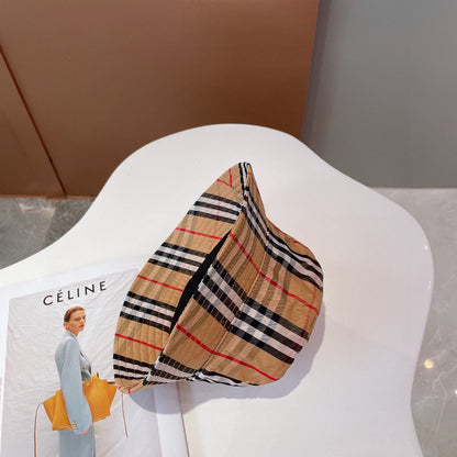 250527 New classic checkered fisherman's hat