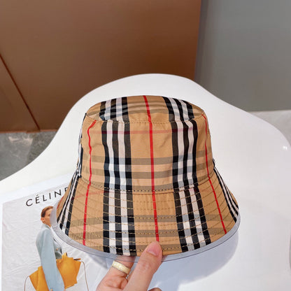 250527 New classic checkered fisherman's hat