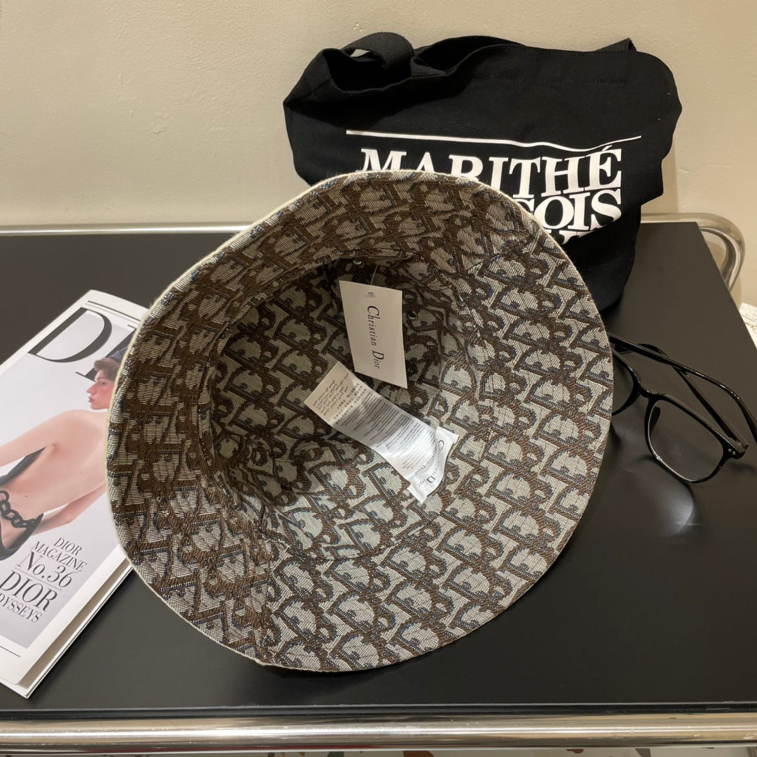 250527 New high-quality double-sided full-printed fisherman's hat