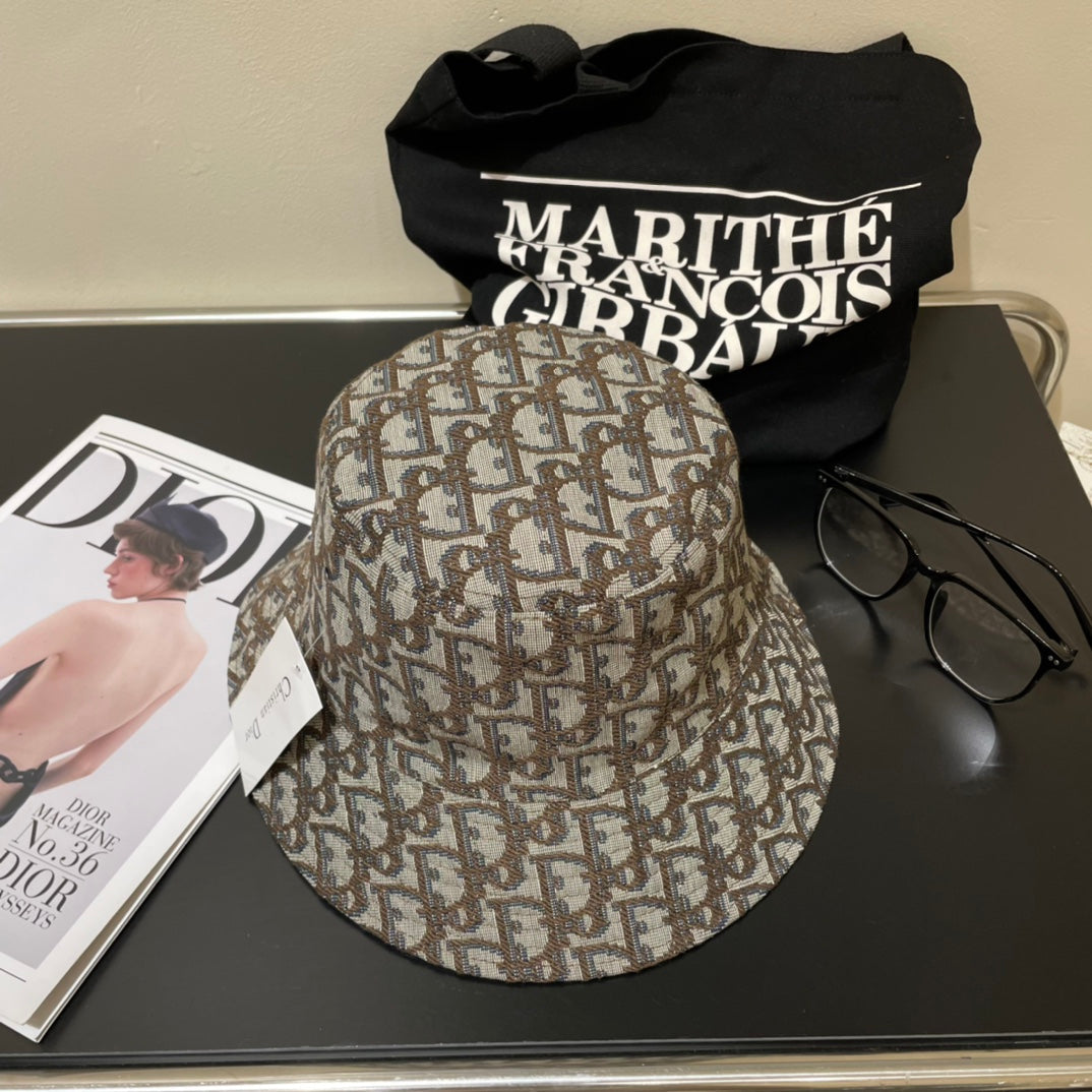 250527 New high-quality double-sided full-printed fisherman's hat