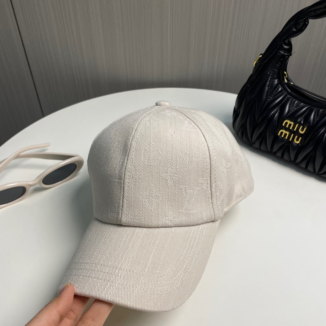 250527 New simple and elegant jacquard fabric baseball cap