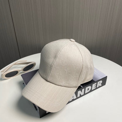 250527 New simple and elegant jacquard fabric baseball cap