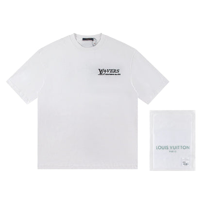 250604 New high-quality and simple printed T-shirt