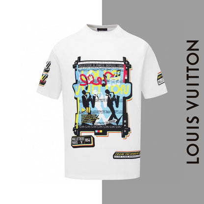 250604 New front and back musician direct print graffiti T-shirt