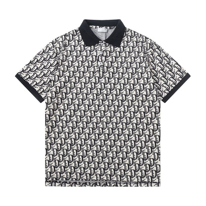 250604 The new high-quality full-body jacquard letter POLO