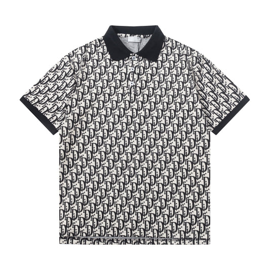 250604 The new high-quality full-body jacquard letter POLO