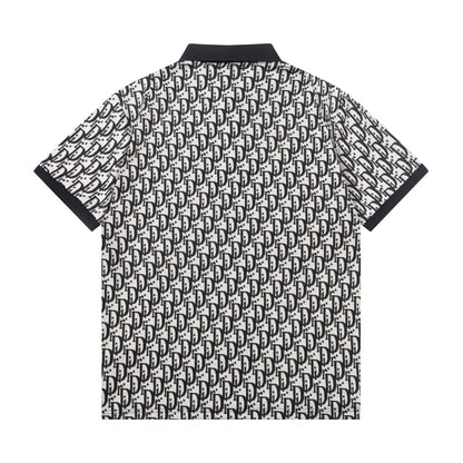 250604 The new high-quality full-body jacquard letter POLO