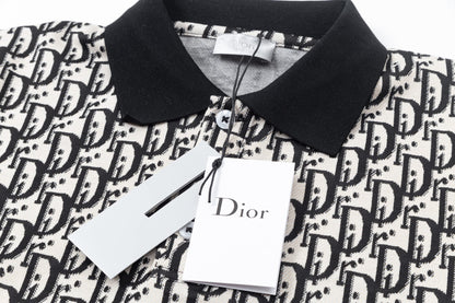 250604 The new high-quality full-body jacquard letter POLO
