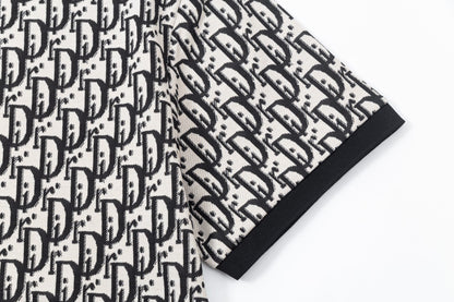 250604 The new high-quality full-body jacquard letter POLO