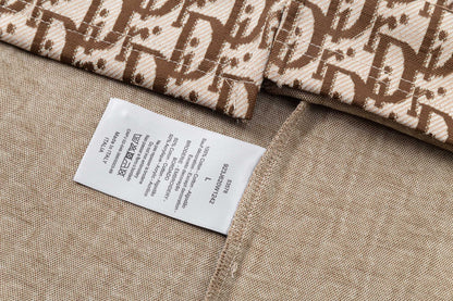 250604 The new high-quality full-body jacquard letter POLO