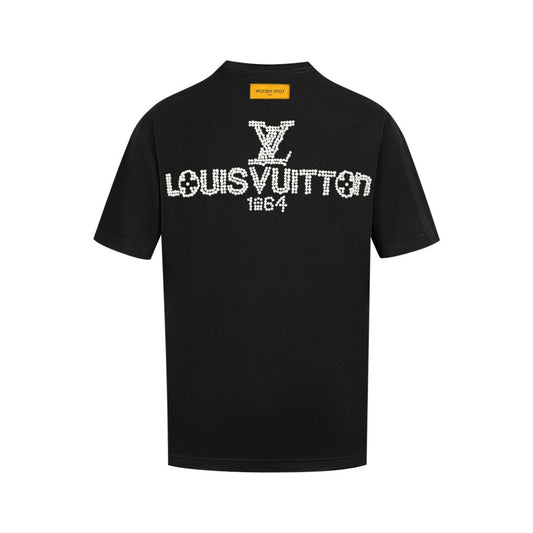 250604 New heavy-duty large-area pearl T-shirt