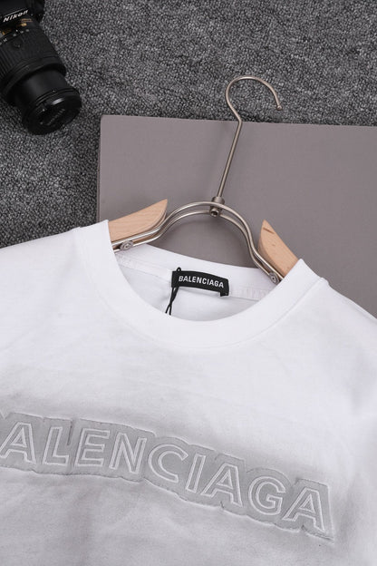 250604 New heavy-duty hand-printed T-shirt