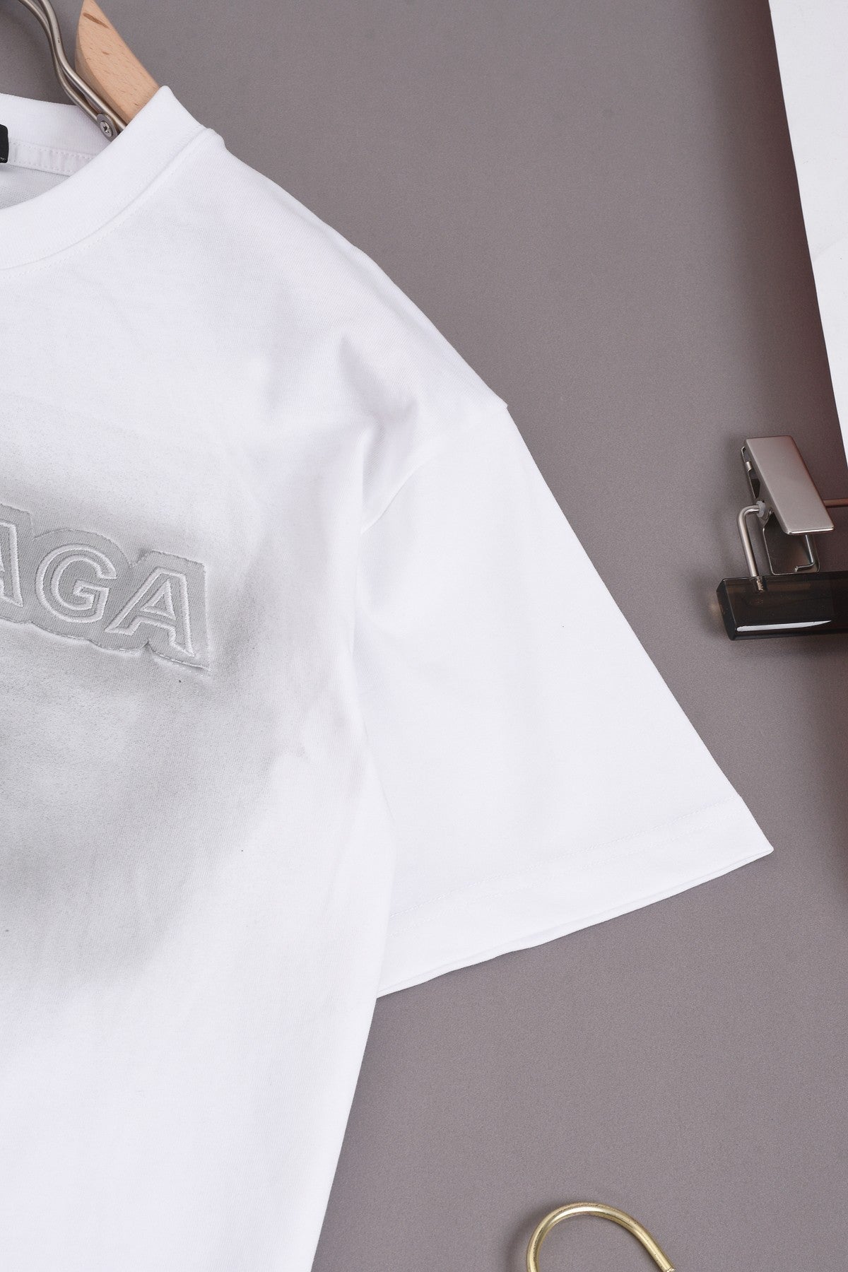 250604 New heavy-duty hand-printed T-shirt