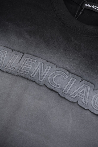 250604 New heavy-duty hand-printed T-shirt