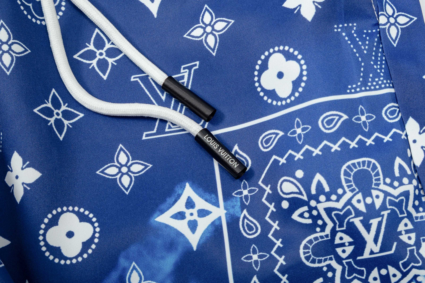 250604 New navy blue full-print quick-drying shorts