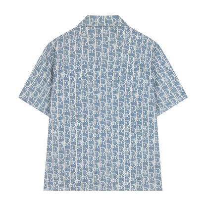 250604 New twill denim cotton stylish lapel denim shirt