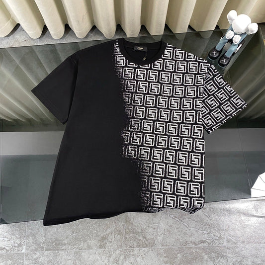 250604 New full-print gradient printed T-shirt