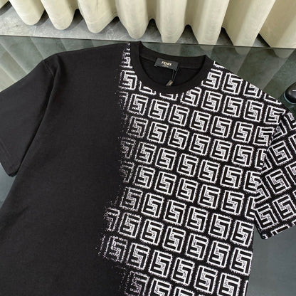 250604 New full-print gradient printed T-shirt