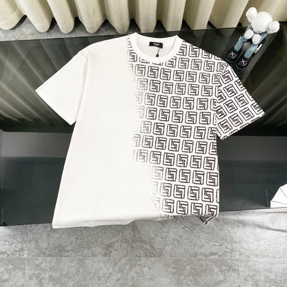 250604 New full-print gradient printed T-shirt