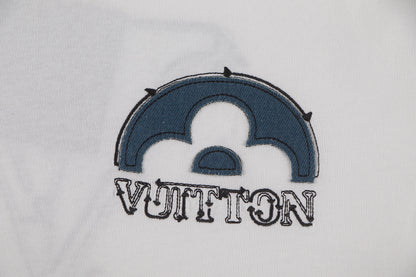 250604 New jacquard embroidery heavy work T-shirt