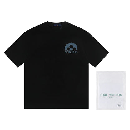 250604 New jacquard embroidery heavy work T-shirt