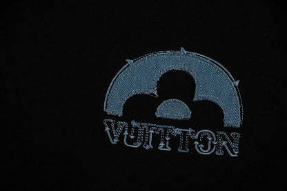 250604 New jacquard embroidery heavy work T-shirt