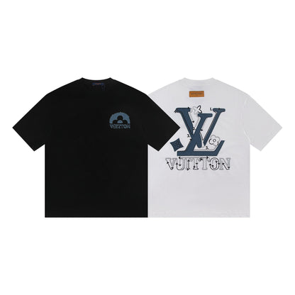 250604 New jacquard embroidery heavy work T-shirt