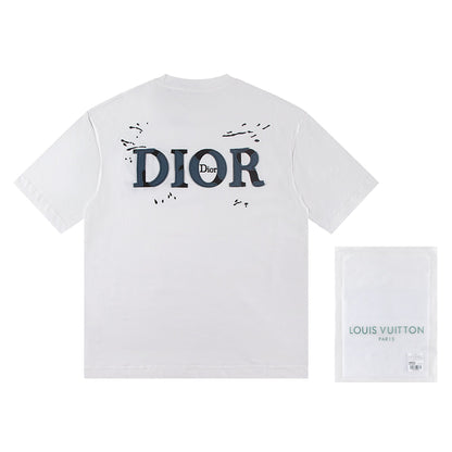 250604 New jacquard embroidery heavy work T-shirt