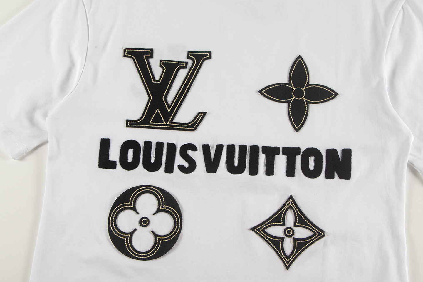 250604 New jacquard embroidery heavy work T-shirt