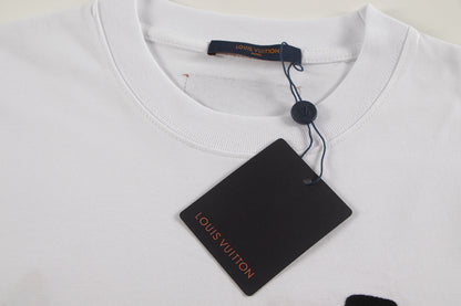 250604 New jacquard embroidery heavy work T-shirt