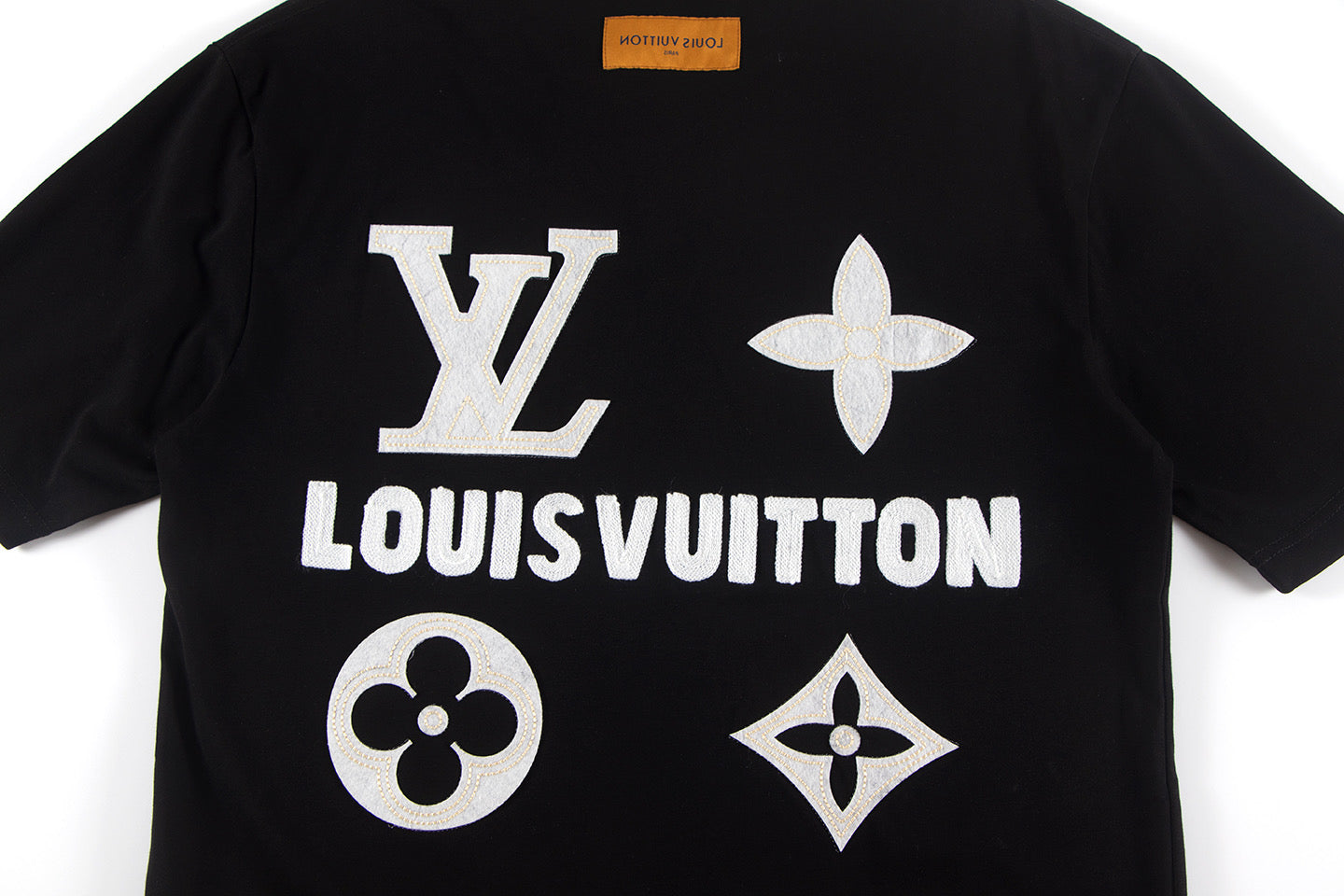 250604 New jacquard embroidery heavy work T-shirt