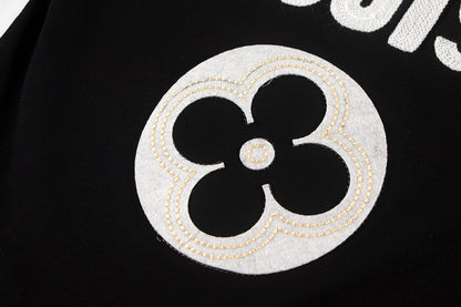 250604 New jacquard embroidery heavy work T-shirt