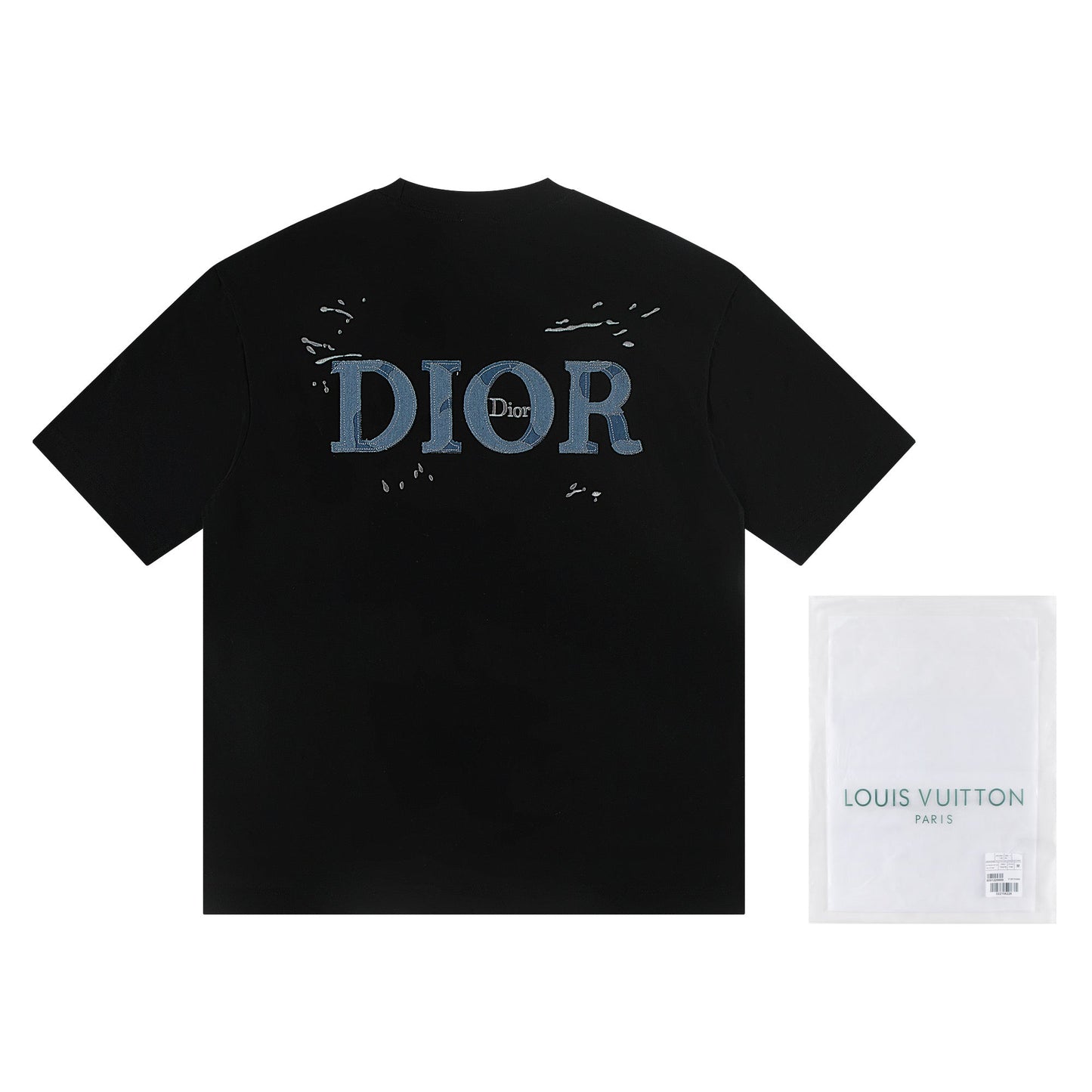 250604 New jacquard embroidery heavy work T-shirt
