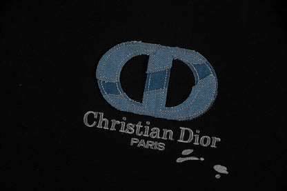 250604 New jacquard embroidery heavy work T-shirt