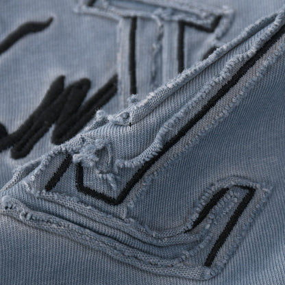 250604 New jacquard embroidery heavy work T-shirt