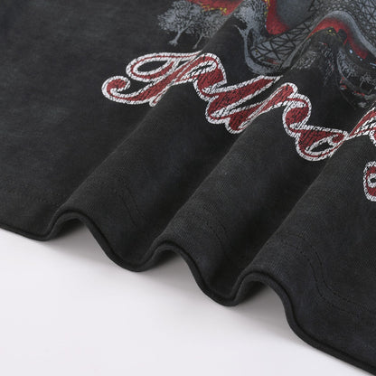 250604 New wax-dyed and aged T-shirt