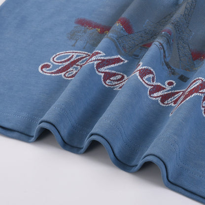 250604 New wax-dyed and aged T-shirt