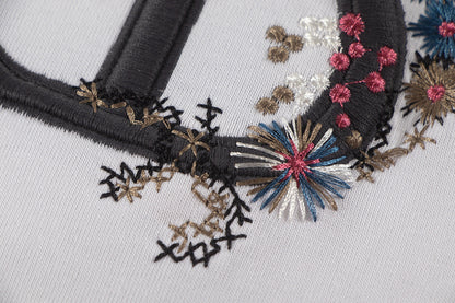 250614 New high-quality embroidered T-shirts