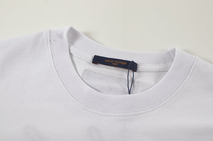 250614 New high-quality embroidered patch T-shirt