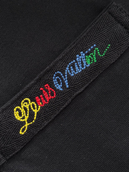 250614 New high-quality embroidered patchwork T-shirt