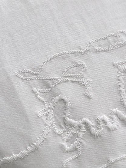 250614New high-quality embroidered patchwork T-shirt